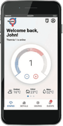 Thermia Legend staatus mobiiliäpis