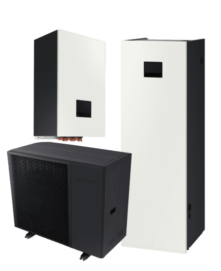 Samsung EHS Mono R290 väliosa ja kaks erinevat siseosa